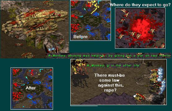 The overlord is pooping my words out and i feel no pity for zerg.