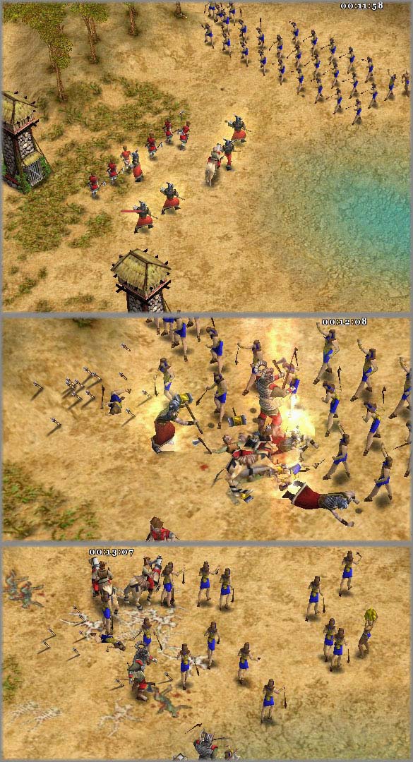 I think the game should've accounted for all of the rocks that were slung here, making an insurmountable mountain of stone