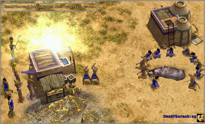 the rotting hippopotamus corpse increases the gold miners' morale