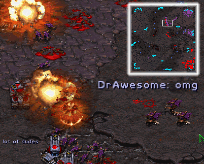 Maybe if DrAwesome had a combined force of vultures and tanks it would've worked.  Or maybe not. ^^