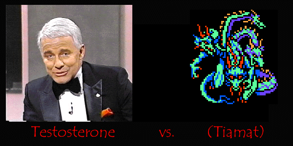 Yes, that is Tiamat from Final Fantasy 1.  Yes.  That game was badass.