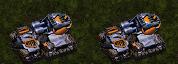 Two Siege Tanks with Shock Cannon