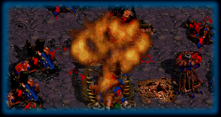 I think I can see the devil's face in that explosion!