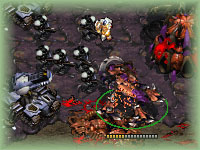 typical! You invade someone’s base, and what do they do?      they defend it     
