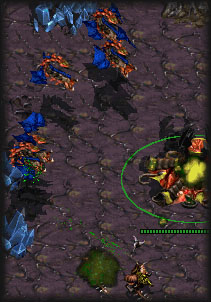 But if you leave the zerglings behind, your mutalisks suddenly become very ineffective