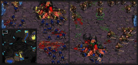 That's a cool minimap, attack is the best form of defense