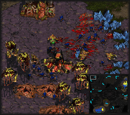 Not such a cool minimap, but you can see how devastating mass cracklings are