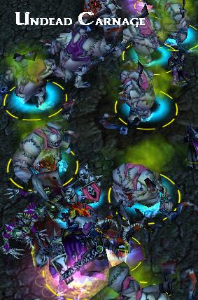 Purple and Pink, both Undead, what the hell is going on in this picture?