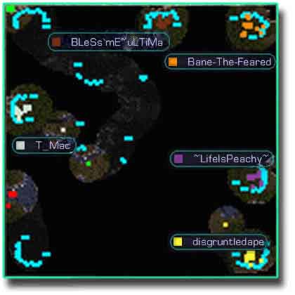 see the green dot?  That's my scv heading to own Sp|ne's scv