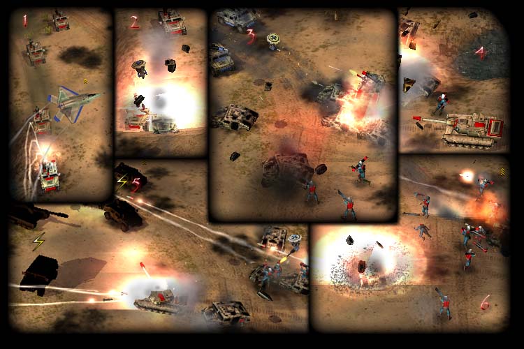 Limpo attacks with humvees tanks and infantry. Limpo uses an EMP pulseknocks out a few tanks. Eventually I put down this attack...