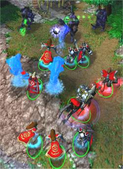 Red creeps the northern Goblin Merchant.