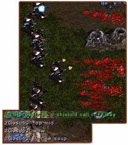 notice that T_Mac doesn't send his medics to battle?  heh