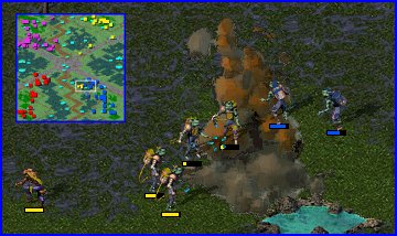 I swear that the dust cloud looks like a giant hand flipping my troops the bird.
