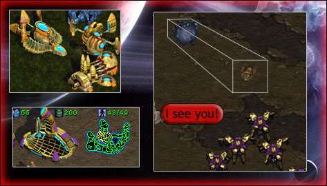 Its an observer with tunnel vision. Or not.