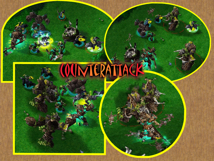 How are you supposed to destroy a Night Elf base early when the buildings themselves deal 50 damage?