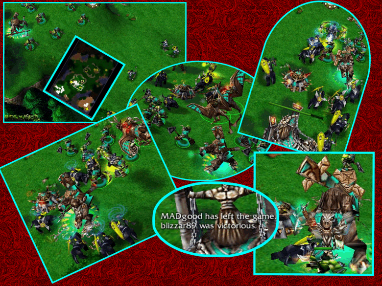 If you haven't figured this out yet, you can tell who won the battles the collages illustrated by checking the borders. Yellow=Yellow victory, Teal=Teal victory. Simple.