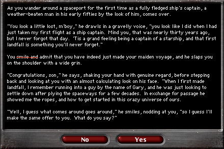 Never let old men onto your ship without the presence of several court justices and- HEY!! GEORGE, NO NOT AGAIN!! *sound of monkeys in the background*