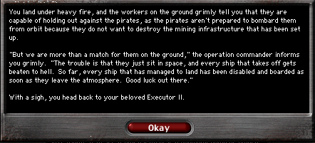 I fight my way through all that and this is all the thanks I get?!  I'll feed you to the Aurorans!